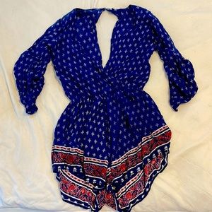 Bohemian romper! Size 6!